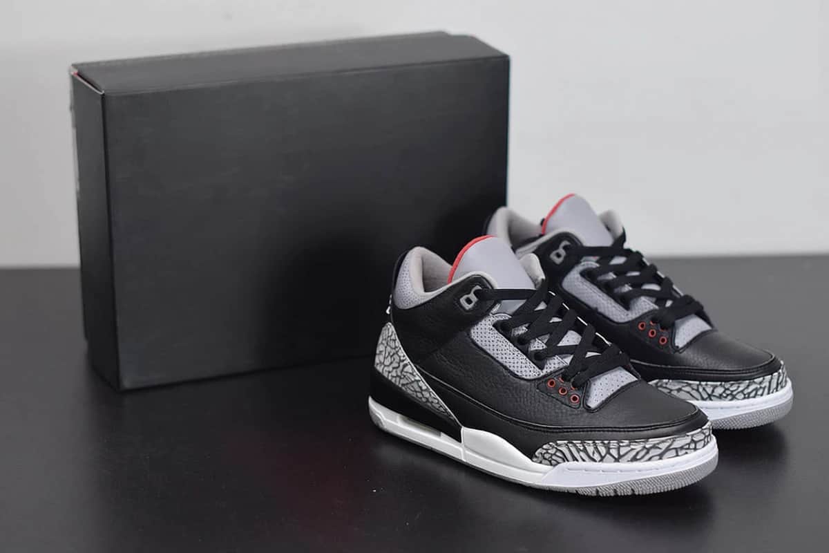 NK AJ 3 Retro Black Cement
